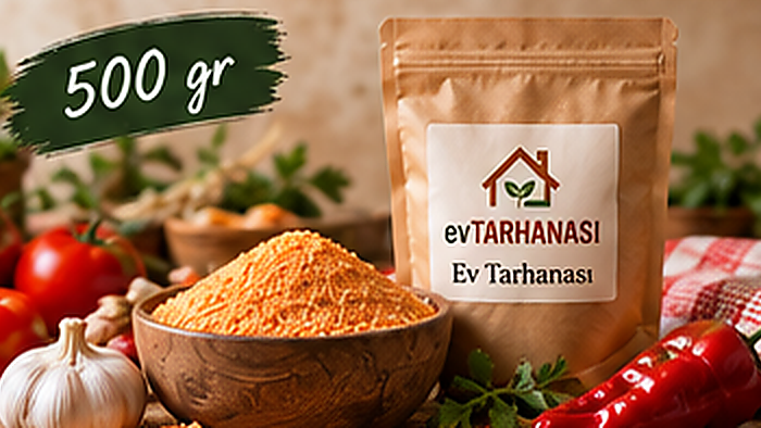500 gr doğal ev tarhanası paketi - kargo dahil